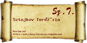 Sztojkov Terézia névjegykártya