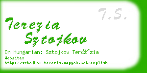 terezia sztojkov business card